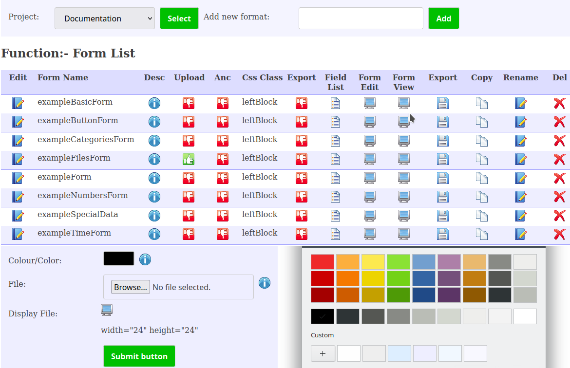 Form Tool